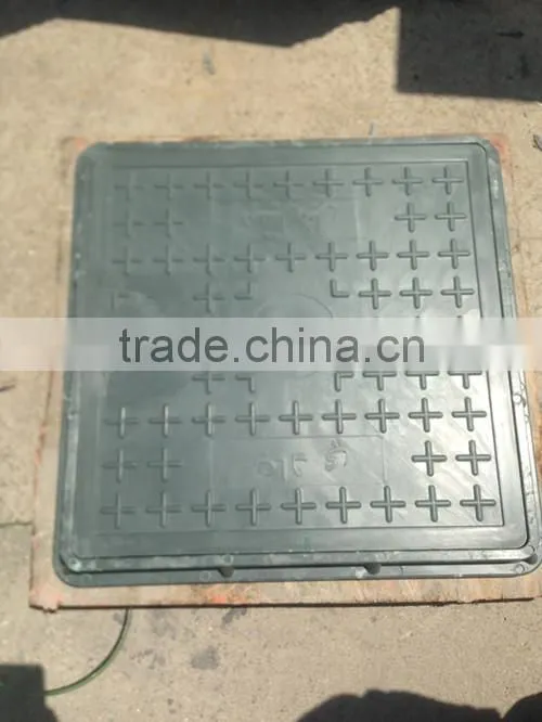 square manhole cover plastic green