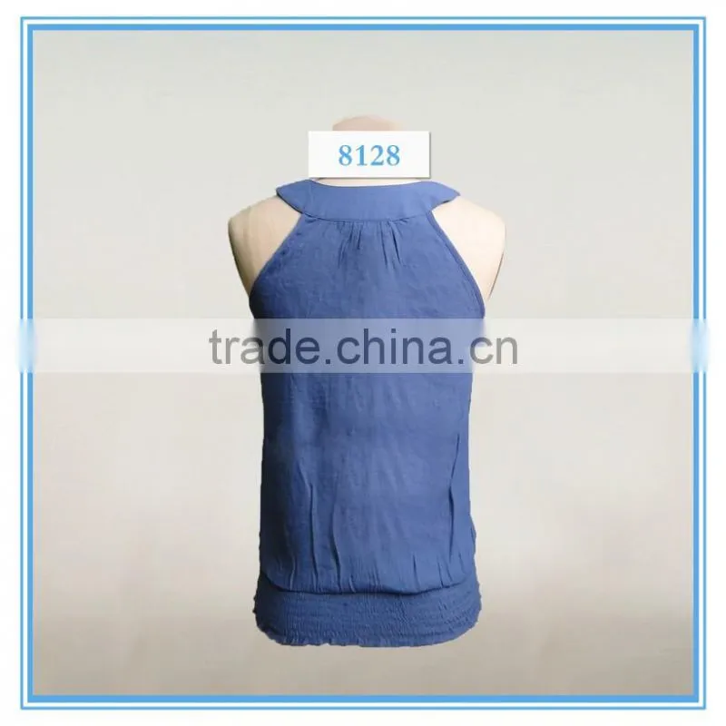 Women neck design new fashion casual wear blouse