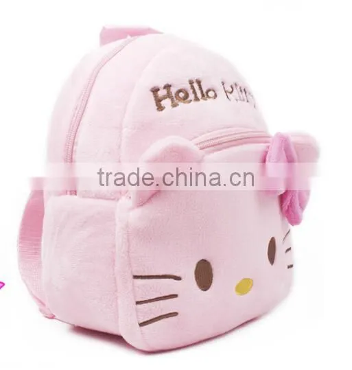 Wholesale children school bag cartoon kitty school back pack