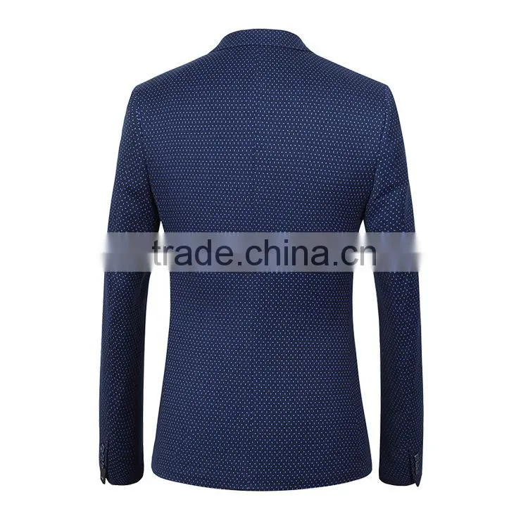 Fashion Design Mens Slim Fit 1 Button Suit Jacket Blazer For Sale