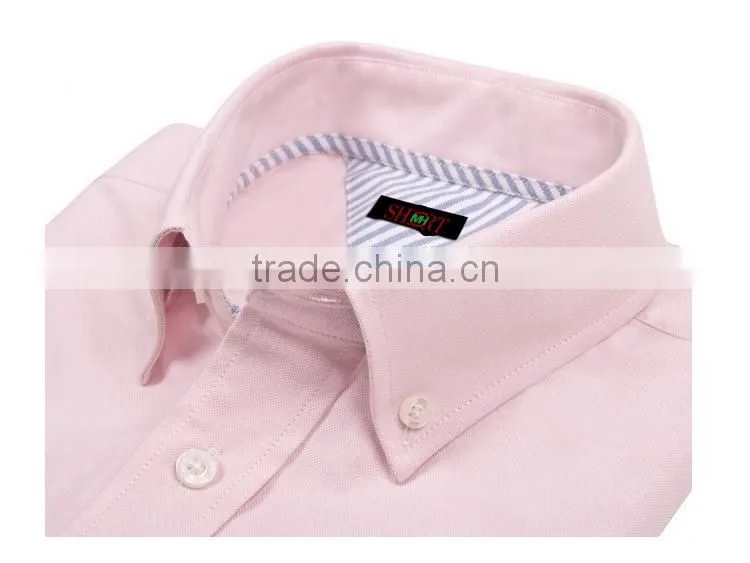 Men oxford slim fit multi colores stripes contrast mens dress shirts