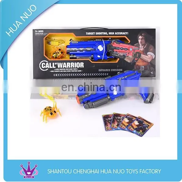 Cool infrared battery operated laser sound gun toy