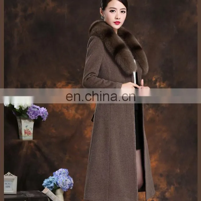 Garment Collar Accessories Fox Fur Trim For Coats