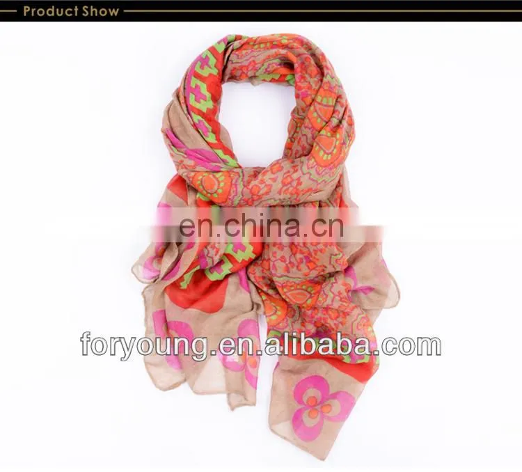 cell prints big size amazing scarf