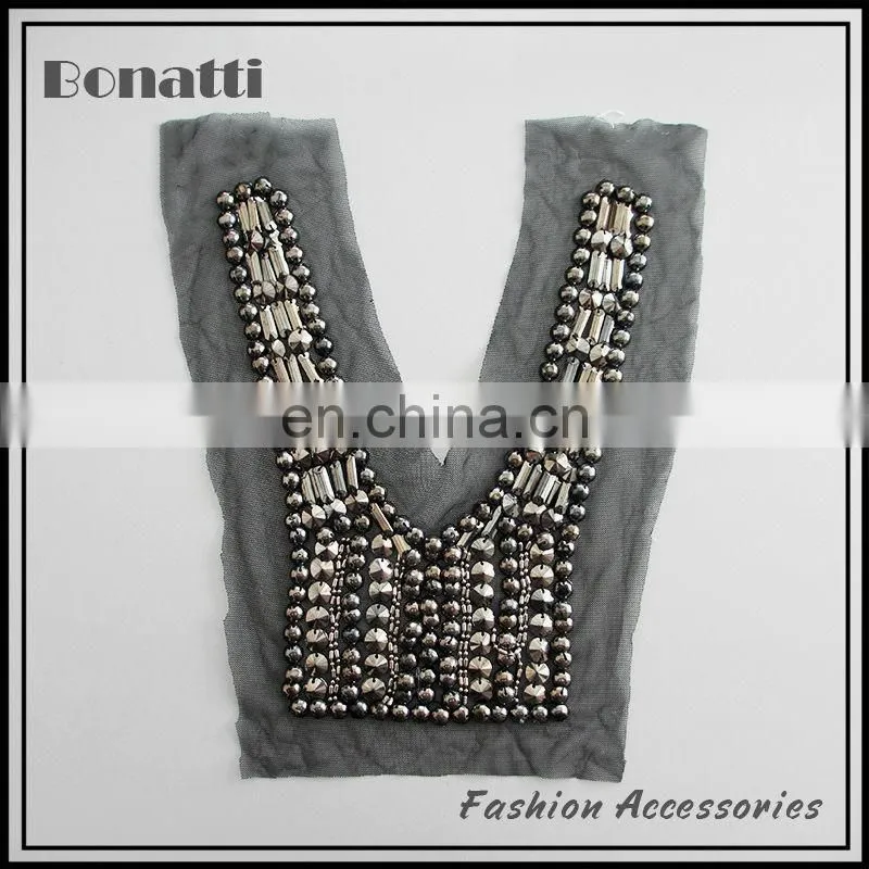 Beautiful beads tube to decorate clothes neckline