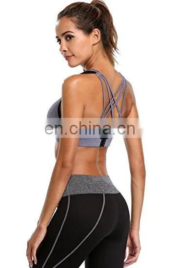 WorkOut CrossBack Padded Running Yoga Activewear Bra