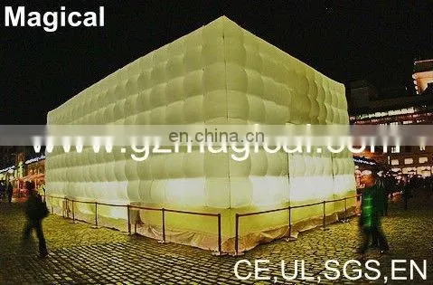 cube inflatable with lighting