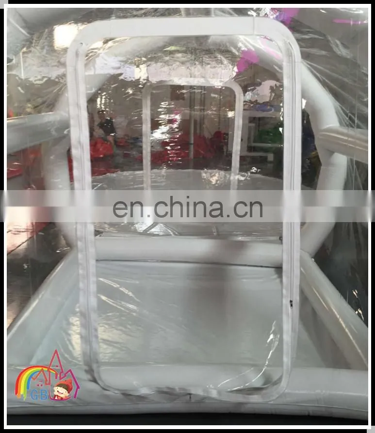 Promotion inflatable transparent tent, inflatable dome tent for outdoor, camping crystal dome from china supplier