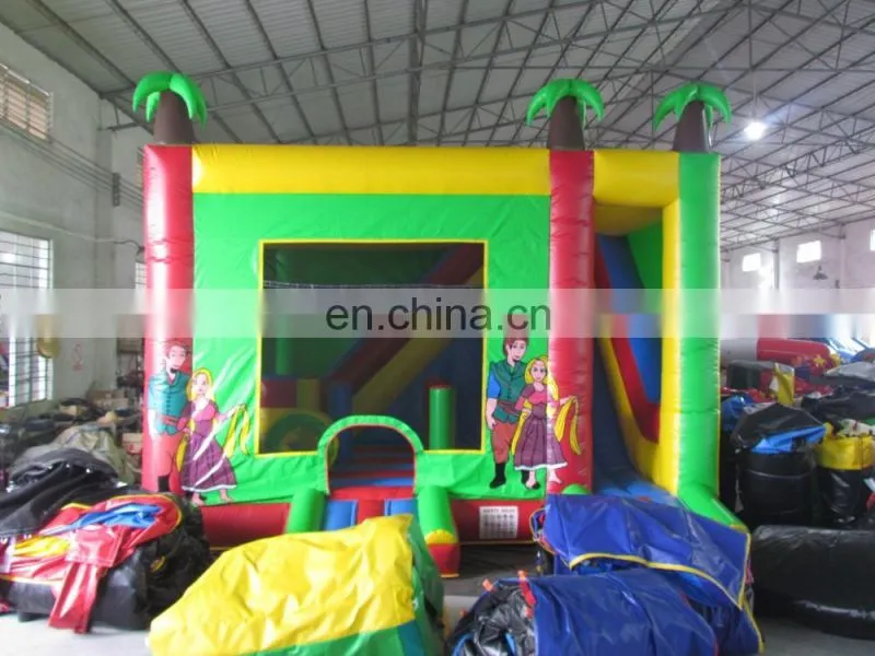Inflatable cartoon combo jumping inflatable jumping combo for kids