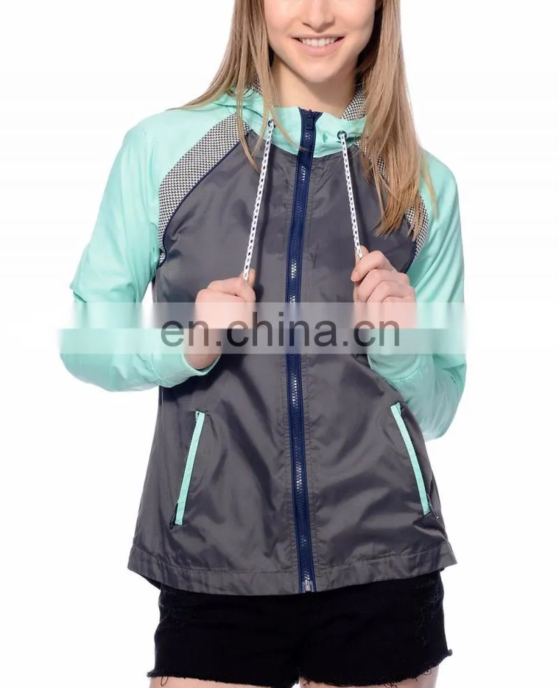 coats and jackets woman wholesale custom windbreaker nylon bomber jackets