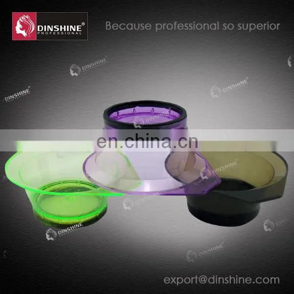 Hair salon transparent plastic tinting bowl