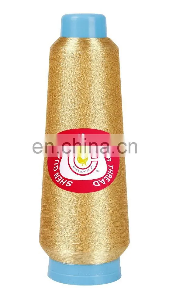 Pure gold metallic thread for traditional embroidery