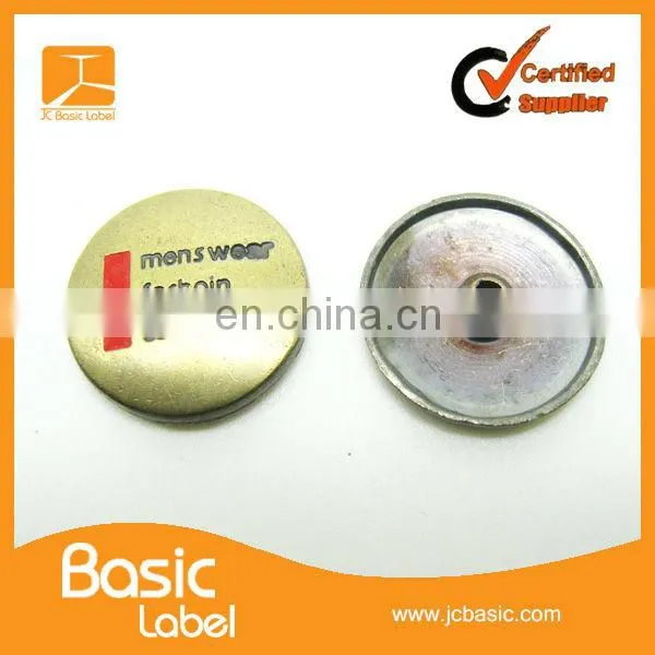 custom black jeans buttons