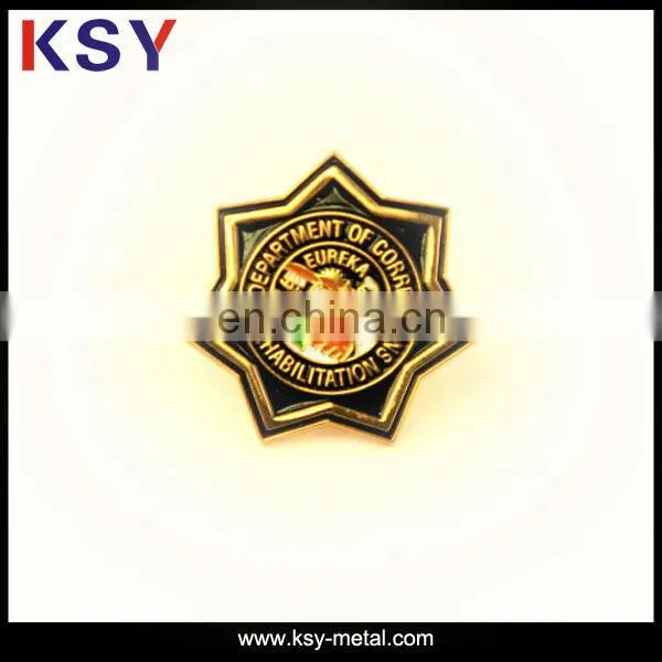 High quality Custom pin badge with butterfly cap