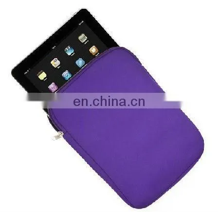 Neoprene mobile phone pouch with plush inside