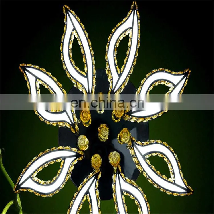 Factory price hot sale led fancy crystal ceiling light for living room