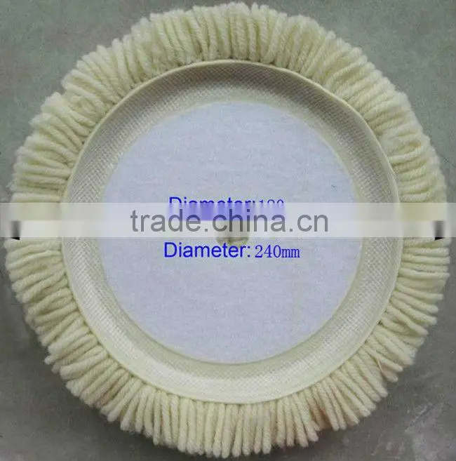 sheep wool buffing pad