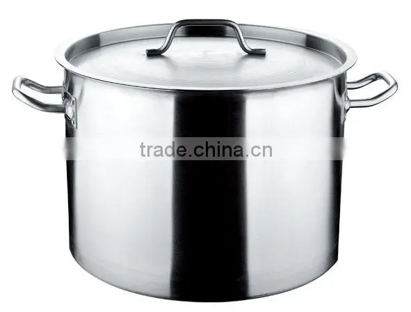 03 style Short Body Stainless Steel Cooking Stock Pot with Compound Bottom