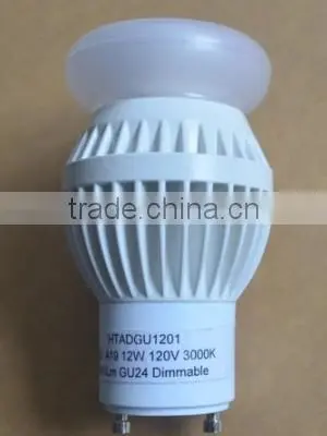 GU24 Base Omni A19 LED Light Bulb 12W 800LM Dimmable Cree Chip