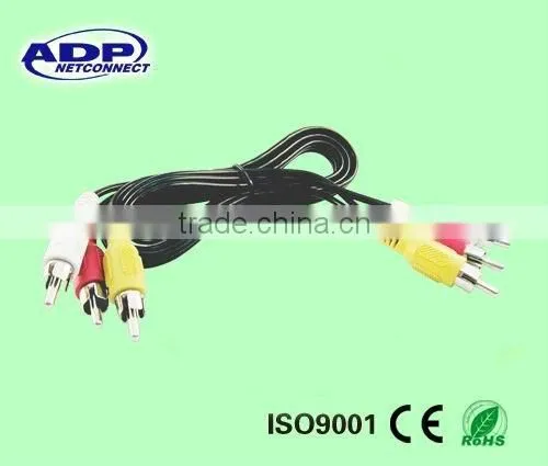 New Gold Plated 12Ft 3 RCA Component Video Cable FOR HDTV DVD VCR