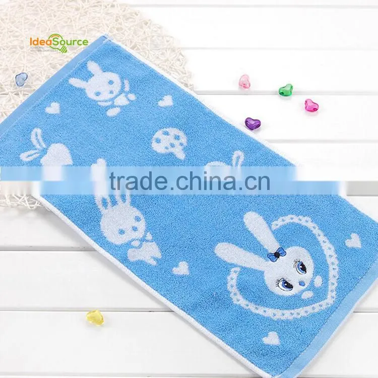 High quality 100% cotton colorful face towel
