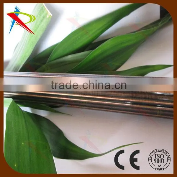 Home decoration 2014 Mat nickel Twisted curtain pole