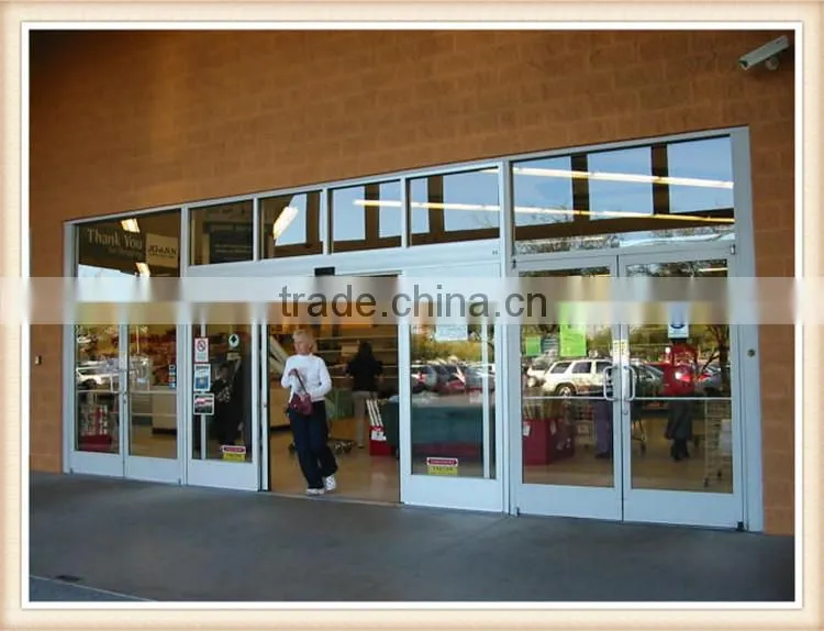 Glass Automatic Sliding Doors for Supermarket