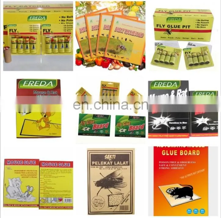 Yellow sticky insect killer insect mouse glue traps non-toxic mouse rat glue trap