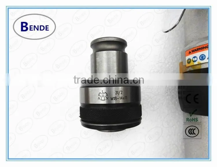Torque protection air tapping machine collet