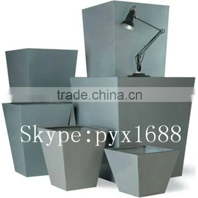 artificial fiberglass flower pots stand designs