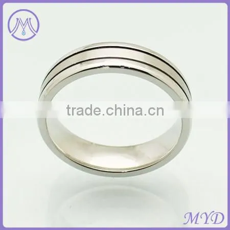 China Factory Classic Design Metal Stainless Steel Finger Band Ring