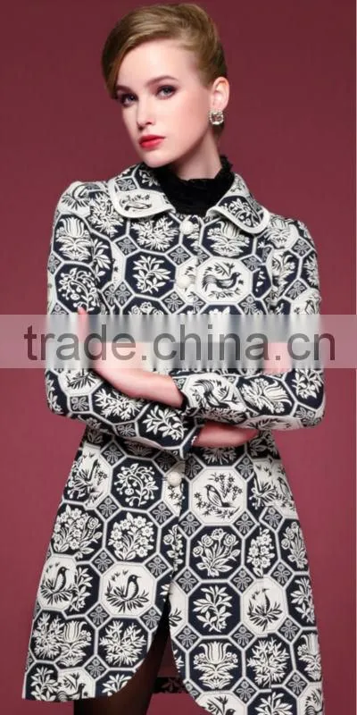 2016 print women coat