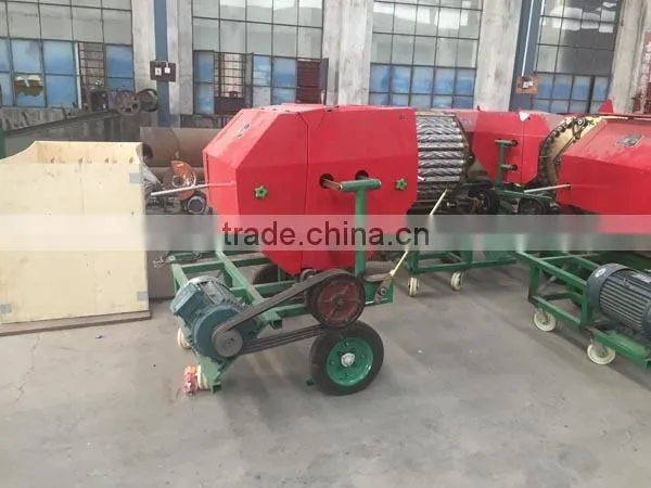 straw bale press machine automatic horizontal baling press machine