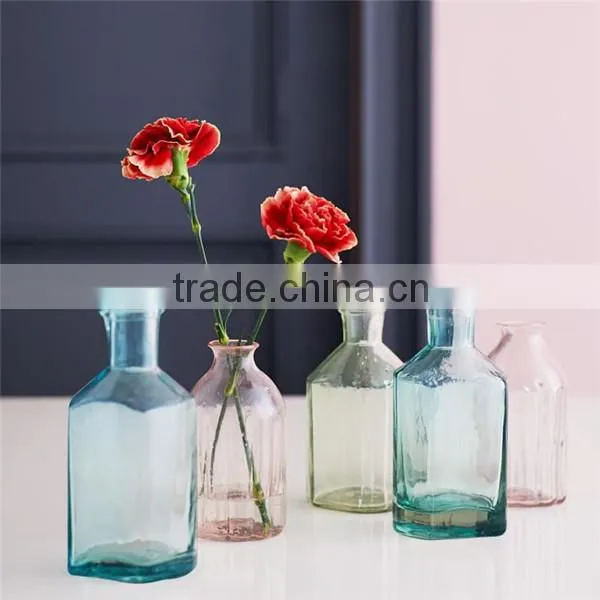 tint color glass vase bottle