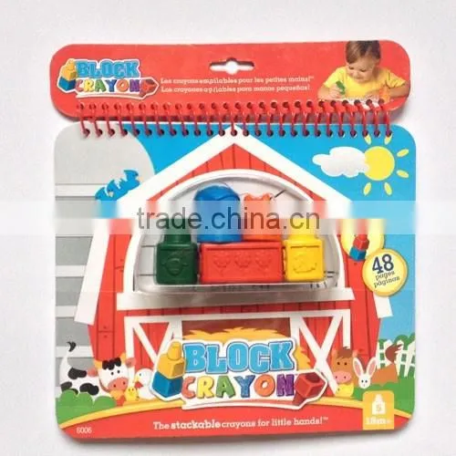 Popular Kids Coloring Book with Crayons