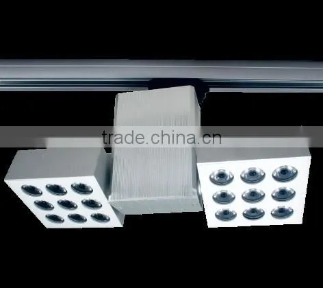 4X1W led manufacturer adjustable LED spotlight for three-phase busbars