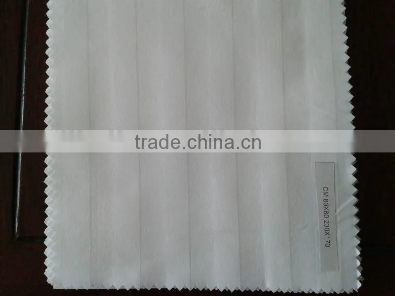 White stripe hotel bedding fabric/100%cotton fabric/hotel bedlinen
