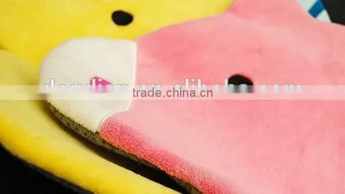 Rubber printed and washable floor/door carpet