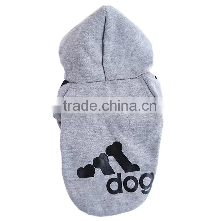 Factory Direct Wholesale Dog Clothes Sweater Fabric Adidog Pet Clothes