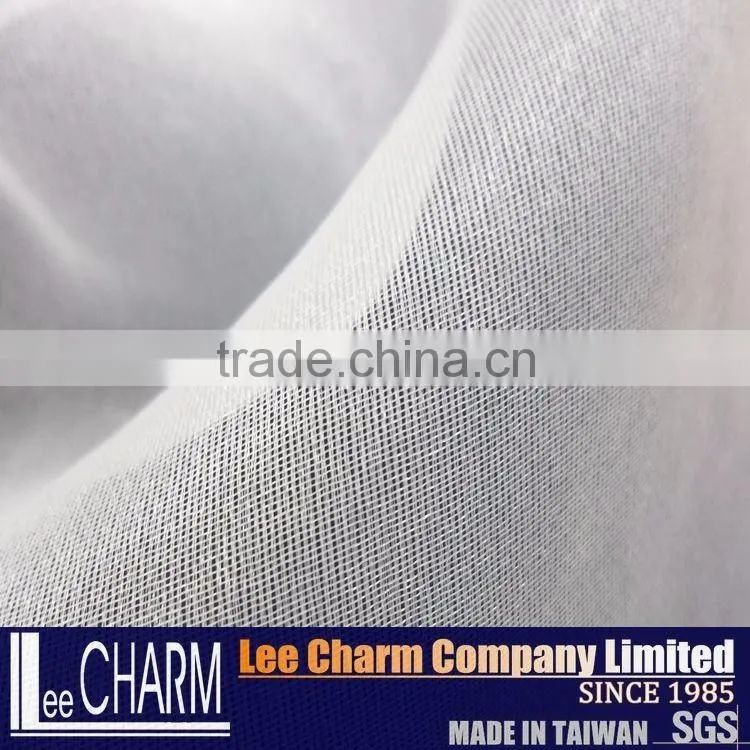100% Polyester Satin Ivory Organza Fabric