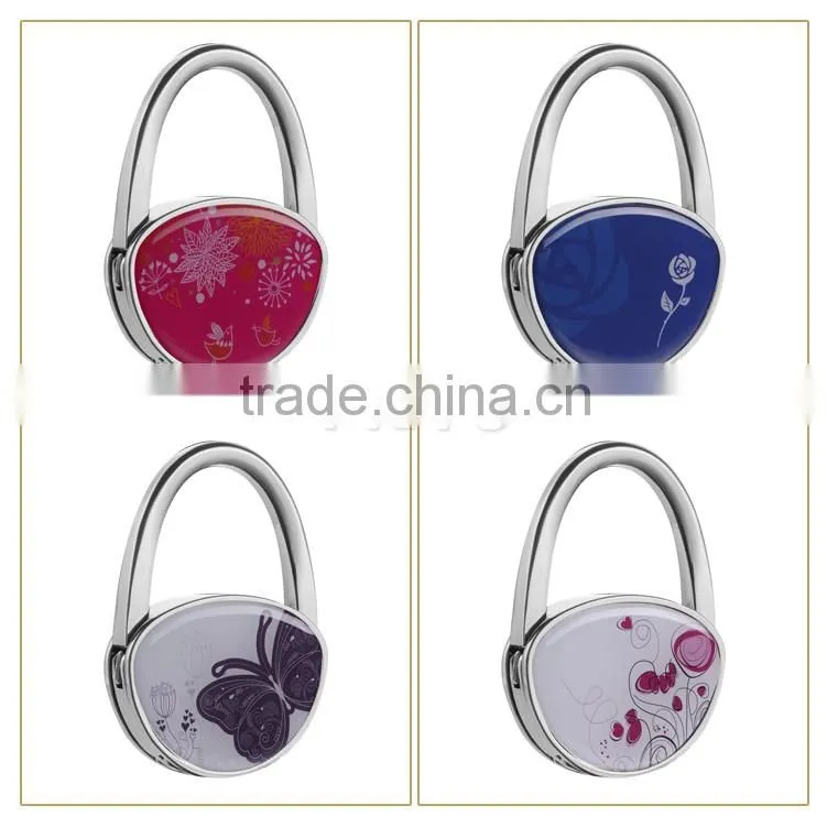 Fashinable cosmetic mirror desktop holding hook set with custom logo