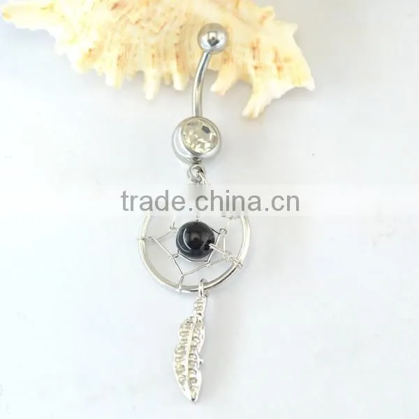 Wholesale Crystal Dream Catcher Free Sample Body Piercing Jewelry