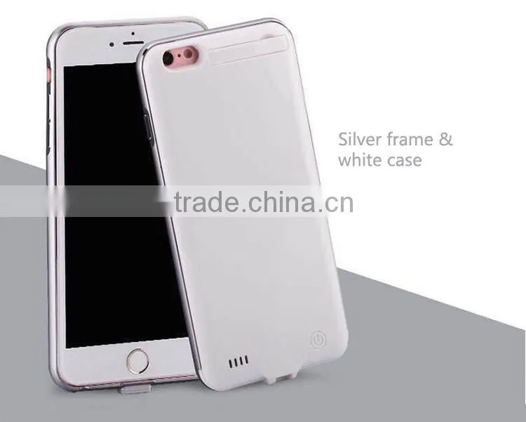 2016 Hot Selling super slim External Battery Charger battery jacket case for iPhone 6