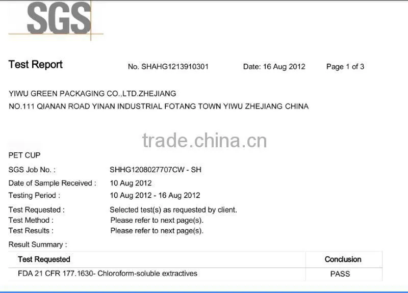 raw materials for disposable plastic cup / 650ml plastic cups with dome lid