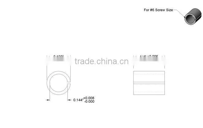 Adjustable Unthreaded Spacers