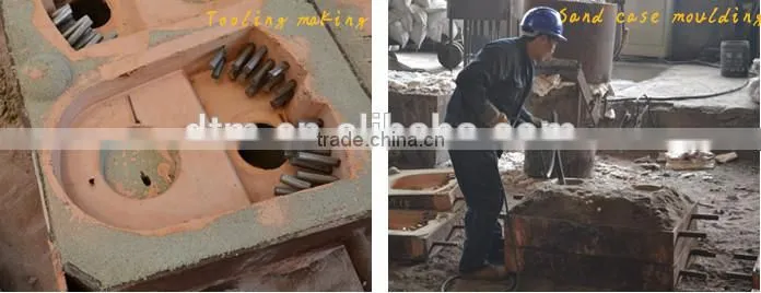 Manganese steel stone crusher machine parts hammer head