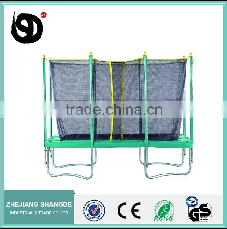 8x12ft square bungee trampoline for sale