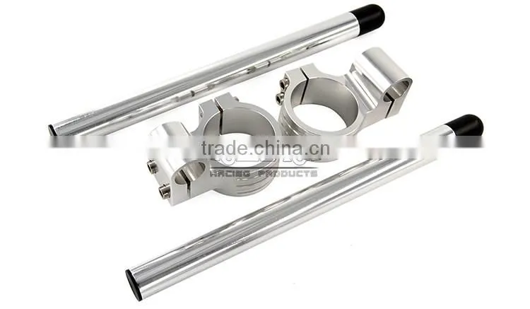 BJ-COHB-043B Wholesale 43mm CNC Billet Alloy Riser Scooter Clip On Handle Bar For Buell M2 Cyclone