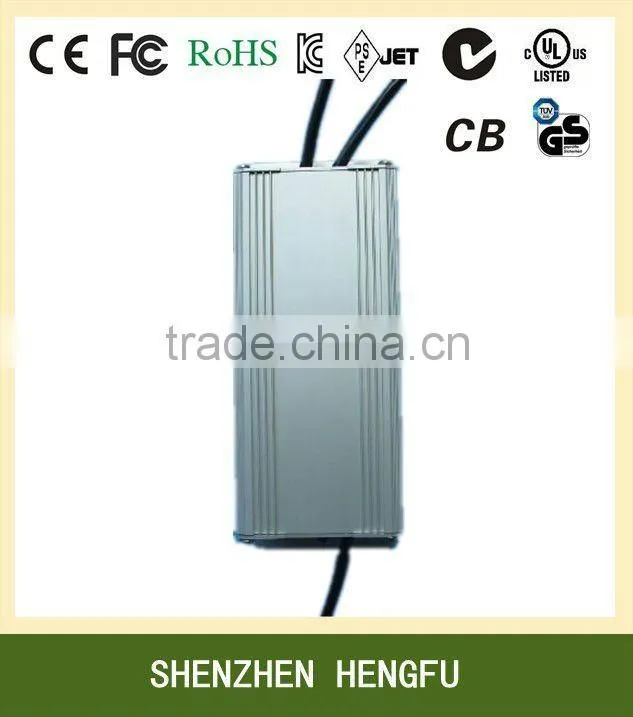 220V AC DC 24V 4A Waterproof LED Power Adapter with CE FCC ROHS UL
