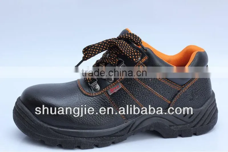 lace-up steel toe cap safety work shoes safety shoes 9037